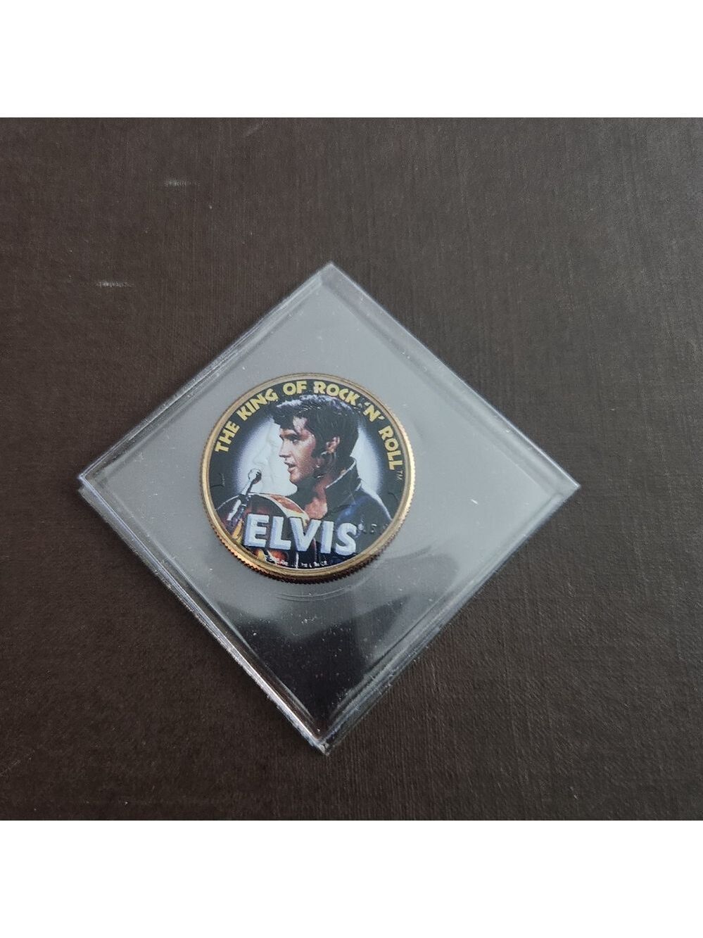 Elvis Presley Mystic Stamp Company Colorized Half Dollar King of Rock n Roll